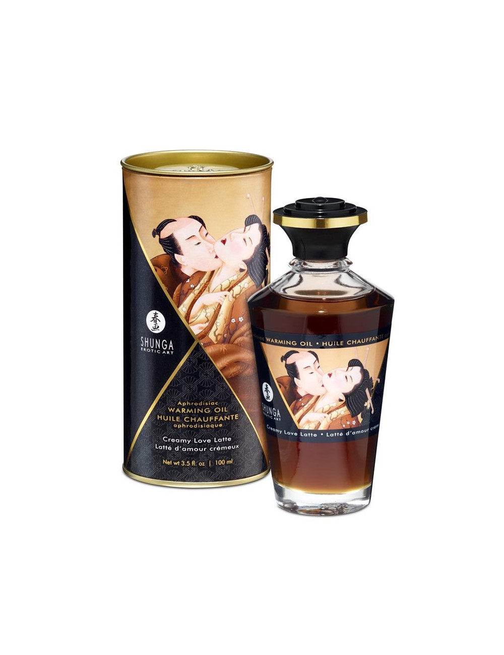 Shunga Aceite de Masaje Efecto Calor Aroma a Creamy Latte