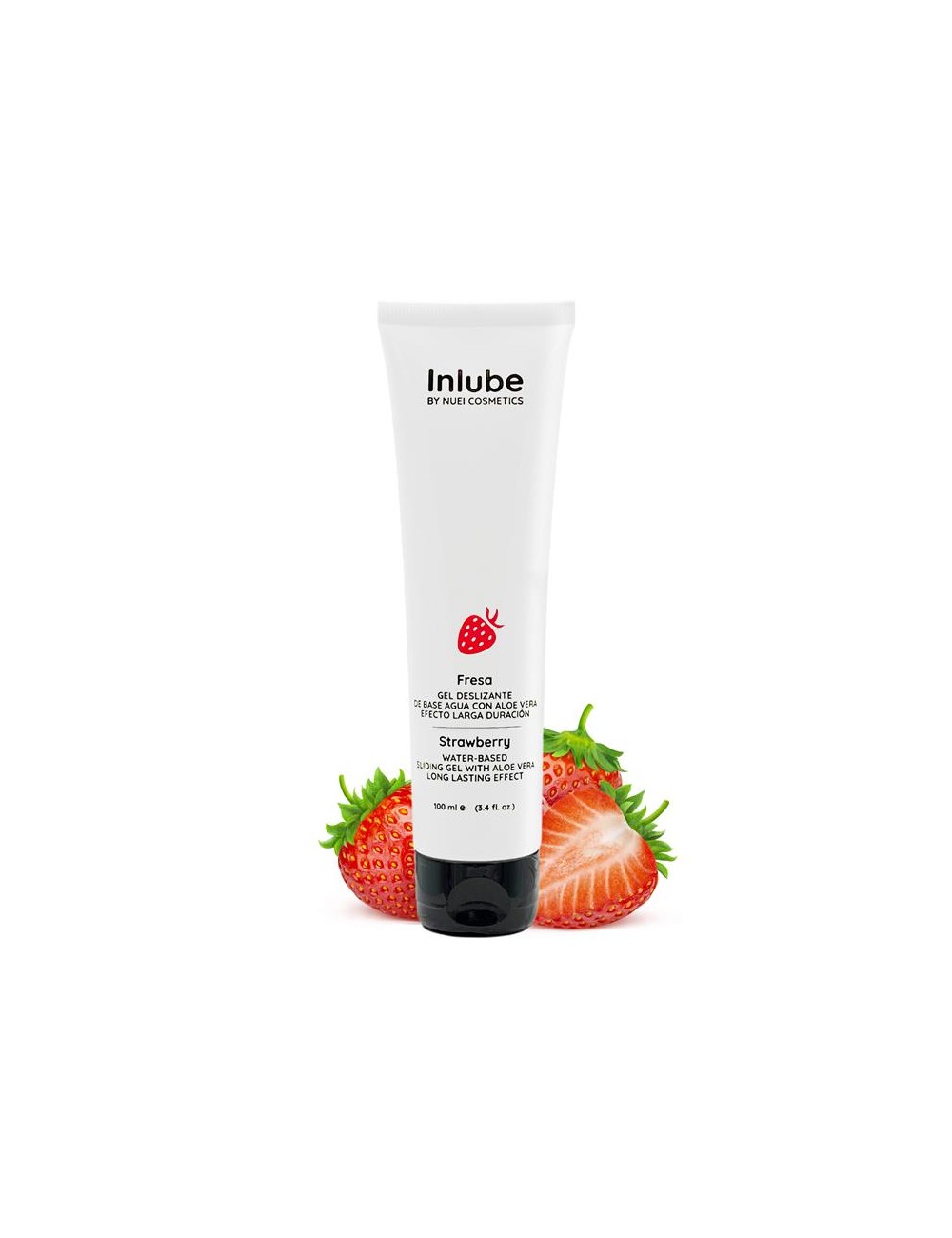 Nuei Lubricante a Base de Agua Inlube Fresa 100 ml