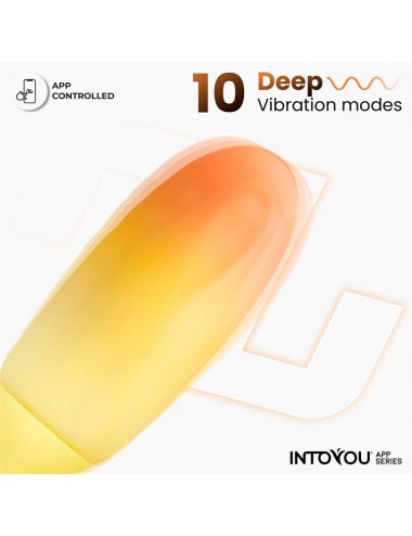 Huevo Silicona Doble Capa con APP Amarillo Naranja