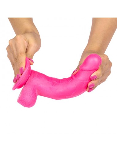 Slidy Dildo Realista Dual Layer Retractil y Orientable 8