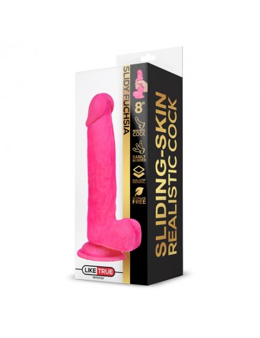 Slidy Dildo Realista Dual Layer Retractil y Orientable 8