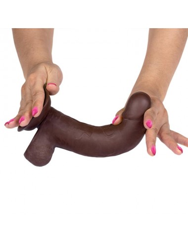 Slidy Dildo Realista Dual Layer Retractil y Orientable 8