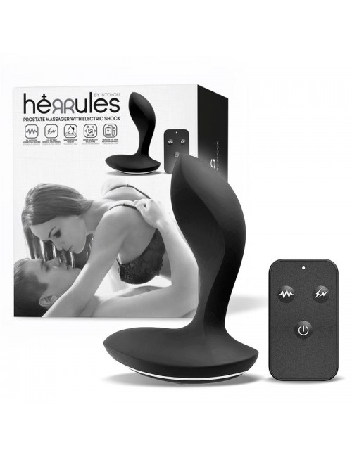 Masajeador Prostatico con Electro Shock y Vibracion con Control Remoto