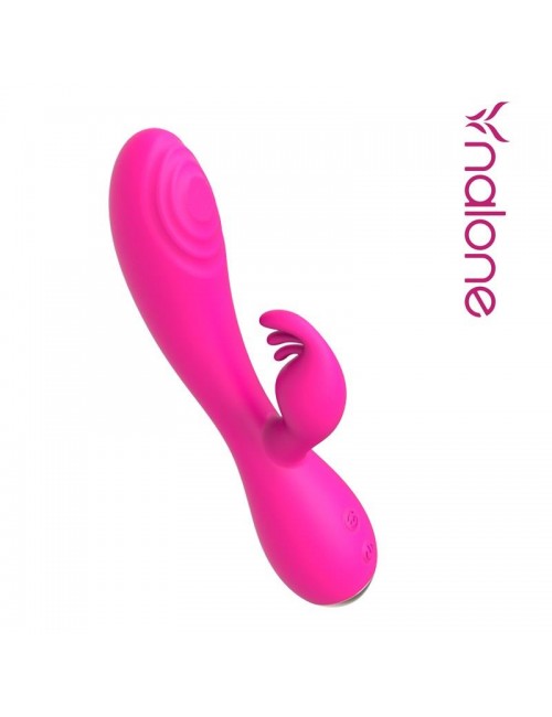 Conejito Vibrador Magic Stick con Pulsacion Fucsia