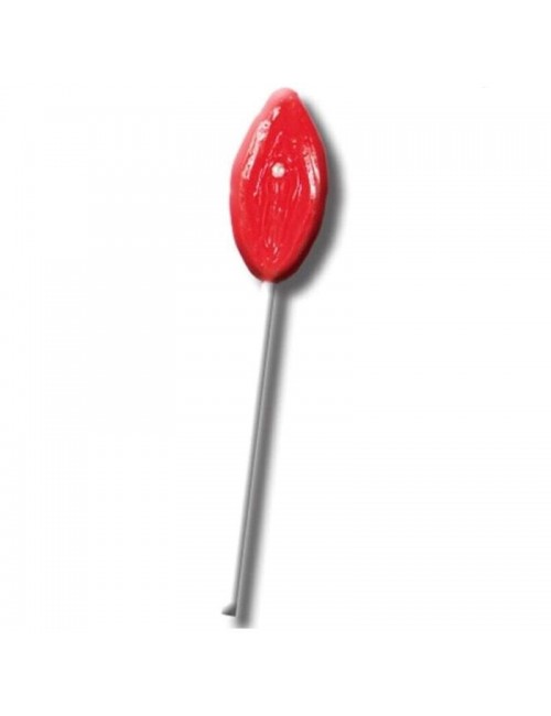 Piruleta de Gominola Labios Sabor Fresa