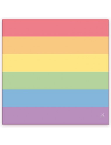Set 20 Servilletas con Colores Bandera LGBT