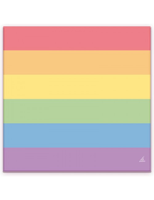 Set 20 Servilletas con Colores Bandera LGBT