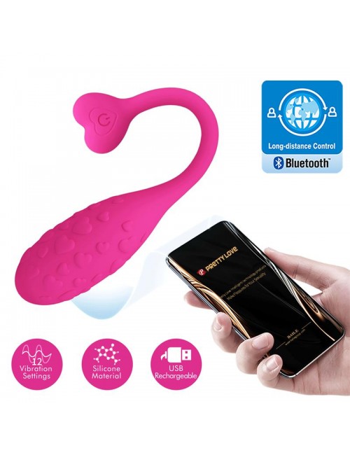 Fisherman Huevo Vibrador con APP