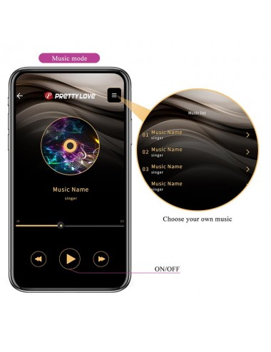 Fisherman Huevo Vibrador con APP
