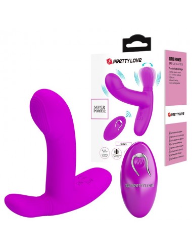 Geri Estimulador con Vibracion y Licking con Control Remoto