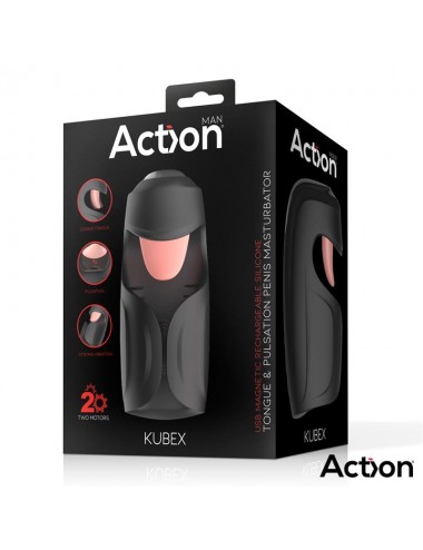 Kubex Masturbador con Lengua Pulsacion y Vibracion