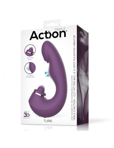 Turis Soft Hitting Ball con Pulsacion para el Punto G y Vibracion