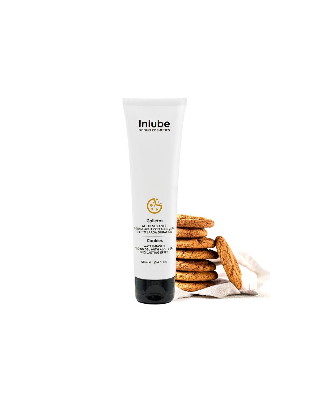 Lubricante a Base de Agua Galletas Inlube 100 ml