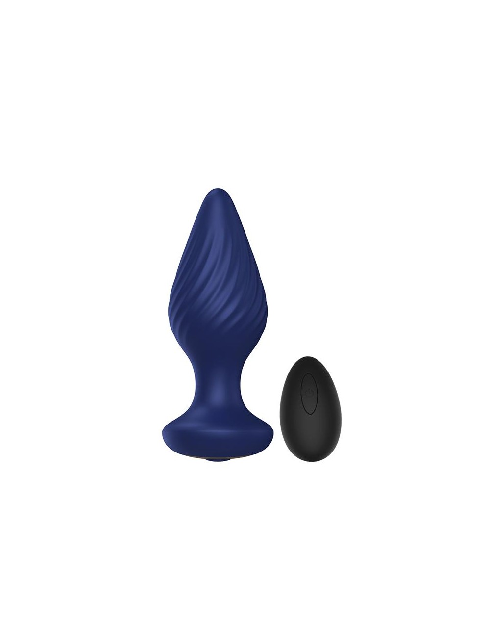 Spiral Plug Anal con Vibracion y Control Remoto