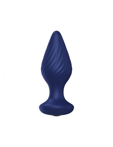 Spiral Plug Anal con Vibracion y Control Remoto