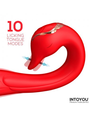 Swana Vibrador con Lengua y angulo Ajustable