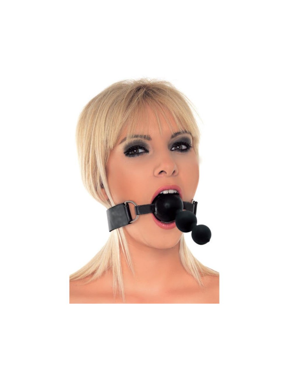 Mordaza con Plug Silicona