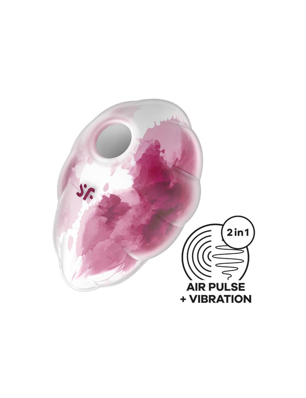 Cloud Dancer Succionador y Vibrador Red Print