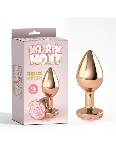 Plug Anal con Joya Spark Rose Talla S