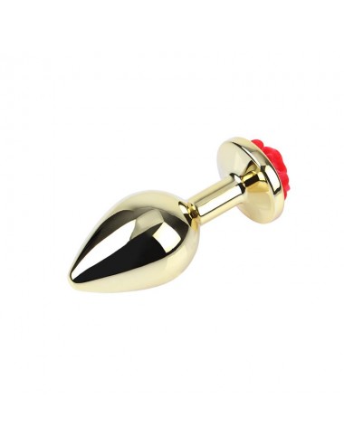 Plug Anal con Joya de Rosa Showy Rose Talla L