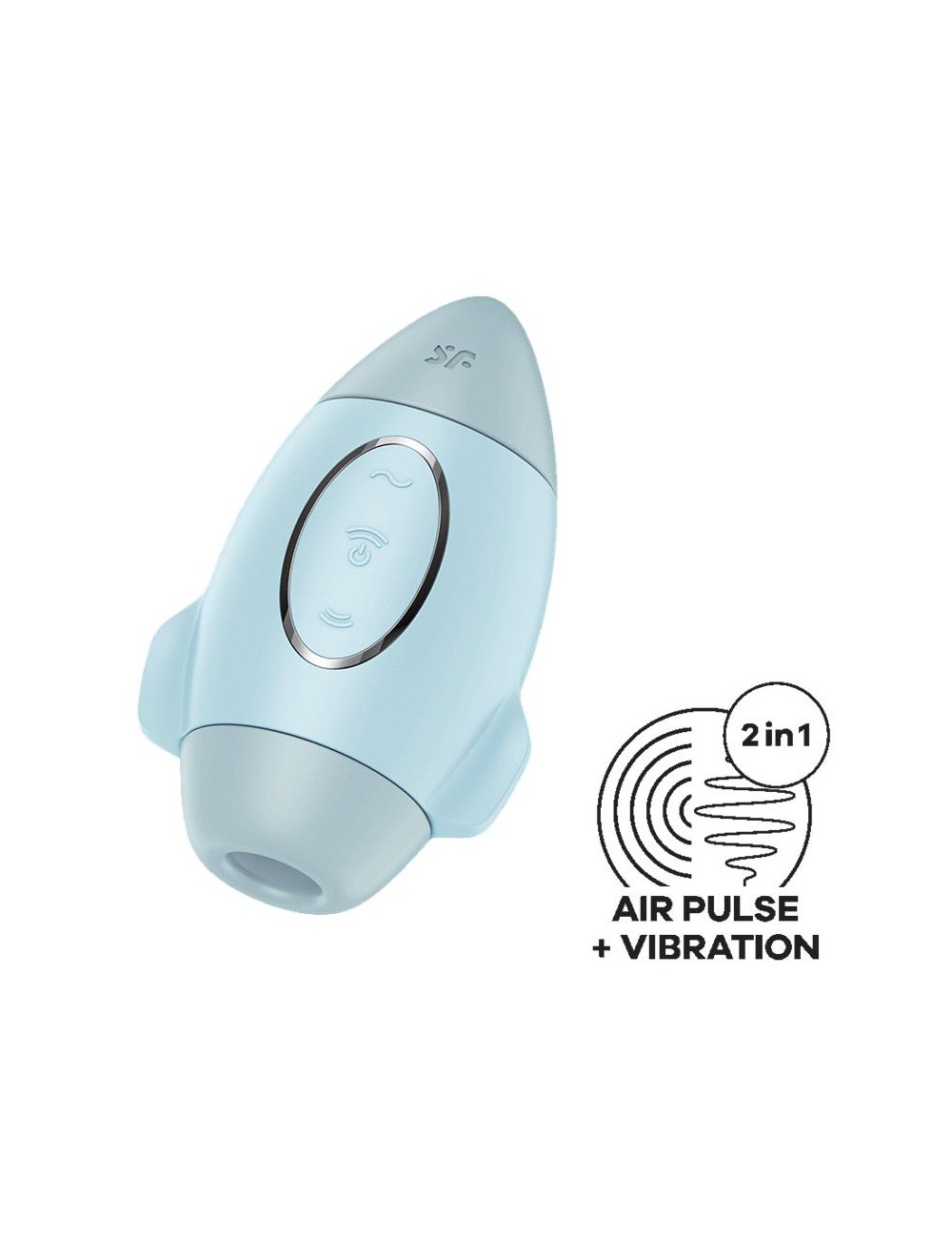 Mission Control Succionador y Vibrador Azul