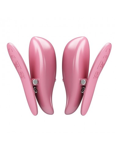 Cailey Pinzas para Pezones con Vibracion y Control Remoto