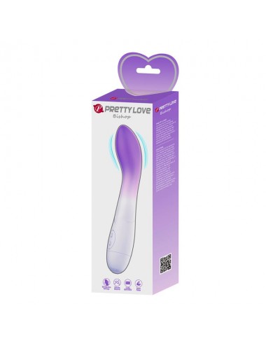 Bishop Vibrador Blanco y Purpura