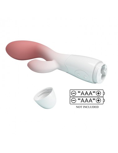 Brighty Vibrador Blanco y Rosa