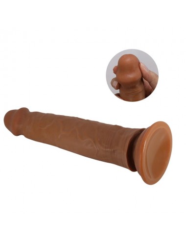 Sharife Dildo con Piel Deslizante Retractil 25 cm