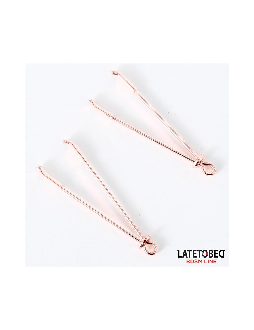Pinzas para Pezones Color Oro Rosa