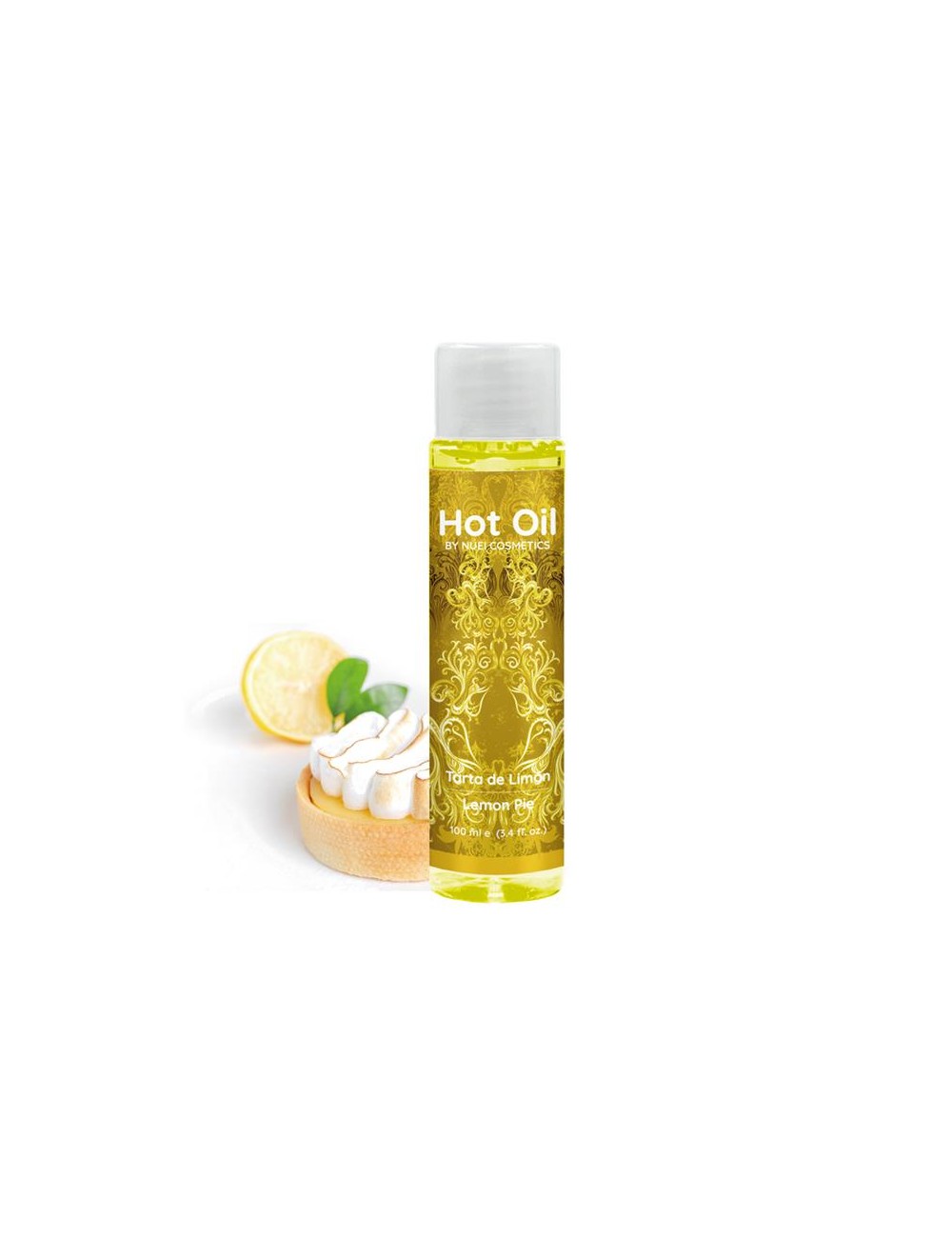 Hot Oil Aceite de Masaje Efecto Calor Tarta Limon 100 ml