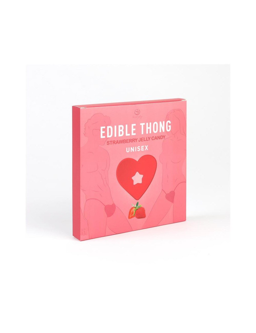 Tanga Comestible Unisex Fresa