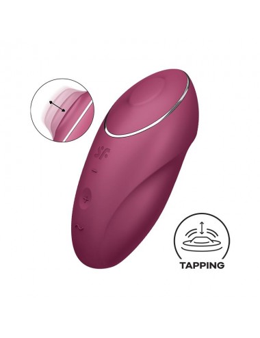 Tap and Climax 1 Vibrador y Tapping Rojo