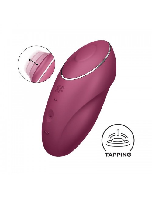 Tap and Climax 1 Vibrador y Tapping Rojo