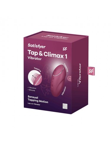 Tap and Climax 1 Vibrador y Tapping Rojo