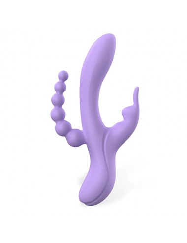 Lindsay Vibrador con Cadena Anal Silicona Liquida Unibody Flexible 2 Motores