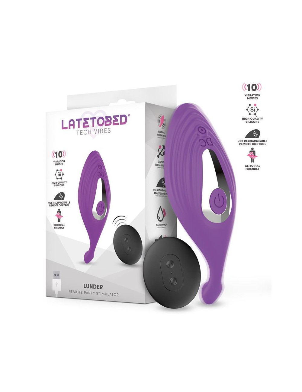 Lunder Estimulador de Braguita con Control Remoto USB
