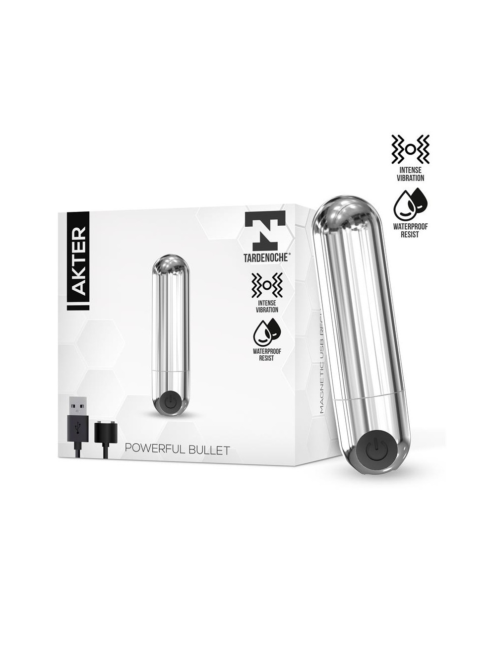 Akter Bala Vibradora Super Potente USB Magnetico