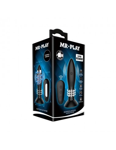 Plug Anal Inflable con Vibracion y Rotacion