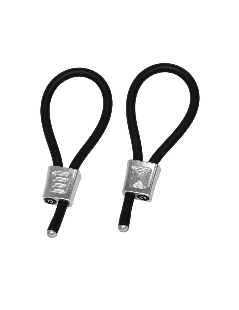 ElectraLoops Prestige Set de 2 Anillos para el Pene Plateado