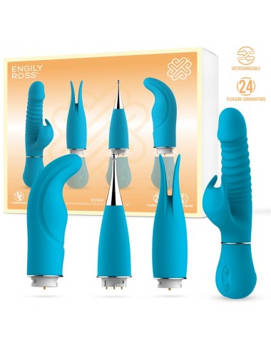 Eivian Set 4 Piezas Intercambiables Vibracion y Thrusting
