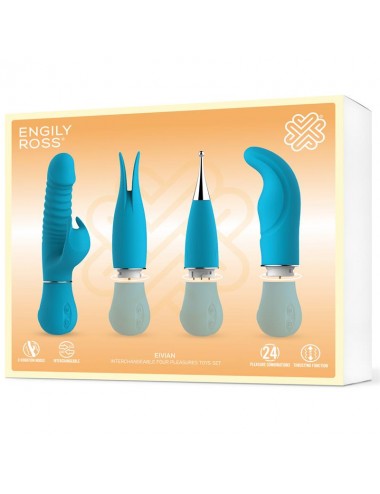 Eivian Set 4 Piezas Intercambiables Vibracion y Thrusting