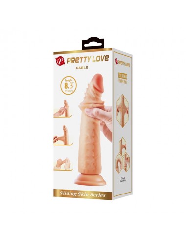 Kable Dildo con Piel Deslizante Retractil 83