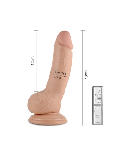 Dildo Real Extreme con Vibracion 7 Natural