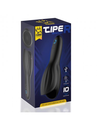 Tiper Copa Masturbadora para el Pene Silicona USB