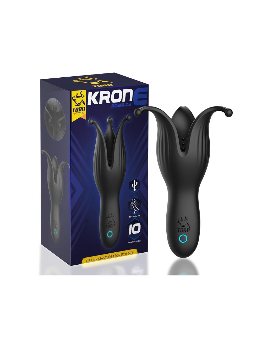 Krone Copa Masturbadora para el Pene Silicona USB