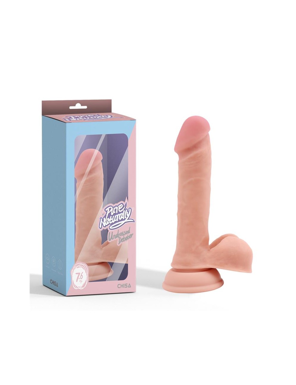 Undressed Debater Dildo Realista Silicona Liquida Dual Density 192 cm
