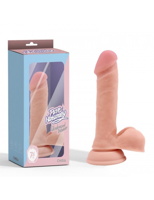 Undressed Debater Dildo Realista Silicona Liquida Dual Density 192 cm