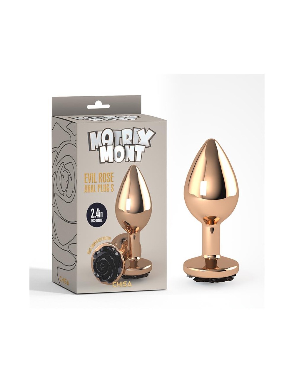 Plug Anal con Joya Evil Rose Talla S