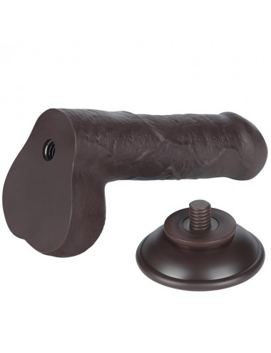 Dildo Dual Layer Piel Retractil 7
